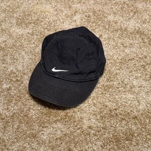 Nike Infant Black Cap with White Logo